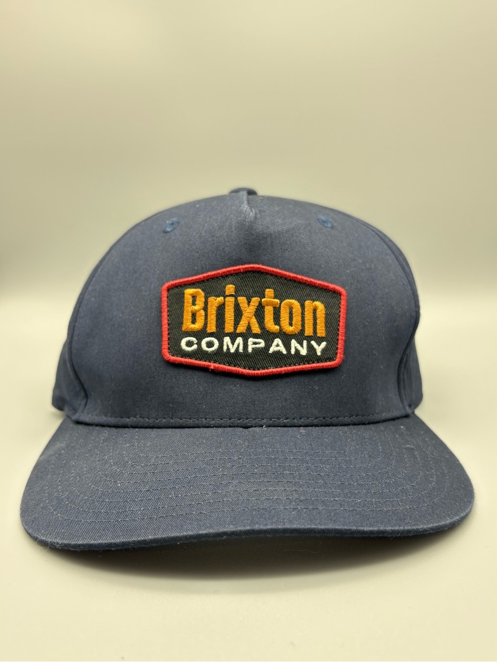 Brixton | Patch Logo Snap Back Hat - Navy Blue